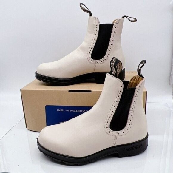 Blundstone Original HIGH-TOP Chelsea BOOT BL 2156 Pearl White AU 3.5 US 6.5 - Picture 1 of 10